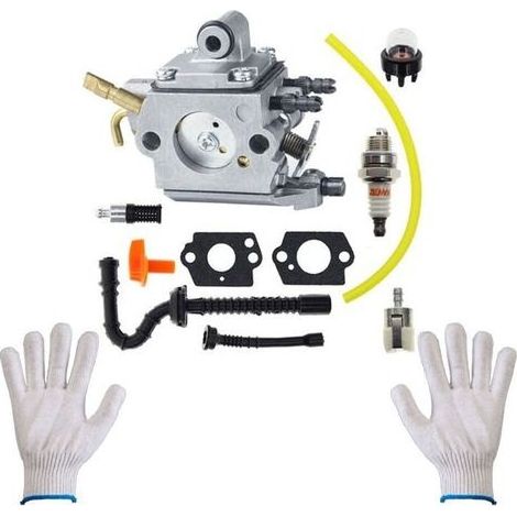 Carburateur STIHL MS192T Zama C1Q-S257A 1137-120-0650 Carburateurs Carburateur pour tronçonneuse Livré avec une paire de gants supplémentaire (1/5)