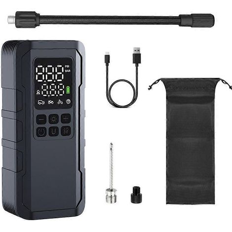 Gonfleur de pneus rechargeable 150 PSI, pompe à pneus multi-usages pour équipements sportifs (1/4)