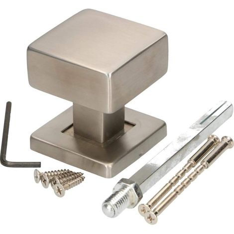 KOTARBAU Poignée de Porte Acier Inoxydable Quincaillerie de Porte 1 Pièce Durable Carrée (1/5)