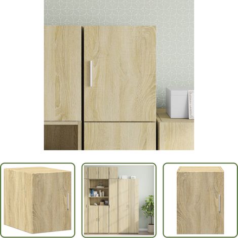 vidaXL Sonoma-Eiche - Wandschrank Sonoma-Eiche 30x42,5x40 cm Holzwerkstoff (1/5)