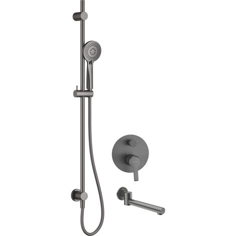 Conjunto de ducha empotrado con grifo de bañera plegable Arnika NAC D9QA