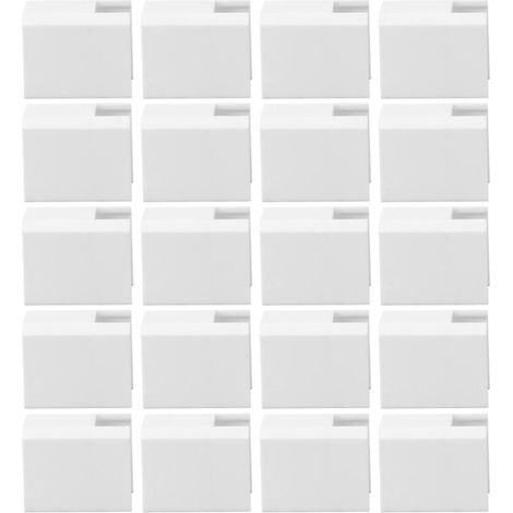 Lot de 20 Verrous de Fenêtre de Porte Coulissante en Plastique, Verrous de Fenêtre Coulissante Anti-Collision, Verrou de sécurité pour Butée de Porte, Gardez Votre Famille en (Court 26cm) (1/5)