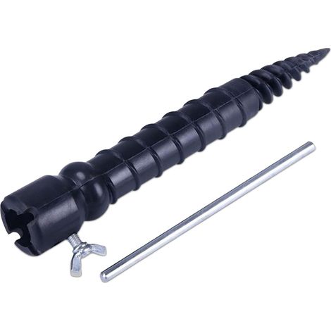 Estaca para postes de 25 mm - Soporte para sombrilla, portátil