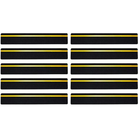 10 Pieces Non-Slip Stair Treads 10x61cm 60, Reflective (1/5)