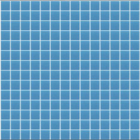 Mosaïque Pâte de verre UNICOLOR PISCINE CARRÉ couleur : Deva Brillant boite de 2 m2 - voir nuancier, beaucoup de couleurs sont disponibles) couleur :