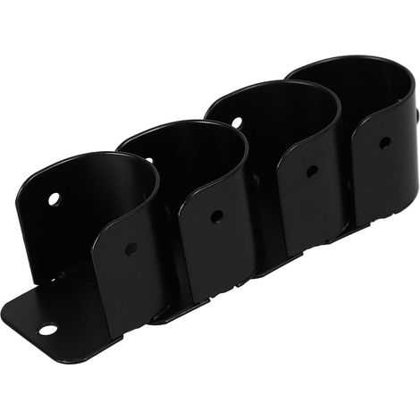 Support de Tringle pour Penderie Embouts de Tringle pour Placard à Rideaux 4 Pièces (1/5)