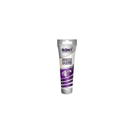Graisse silicone tube 100 g – Excellente adhérence sur tous matériaux – Pour chantiers humides et espaces confinés – Ront