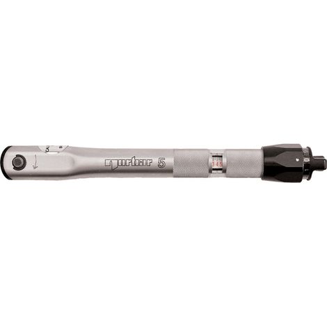 Norbar Model 13001 1/4 Inch Adjustable Torque Wrench, 1-5 Nm Torque Range, 170mm Length, 101.6mm Torque Radius (1/5)