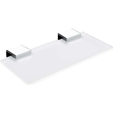 Nimco Kibo - Estante, longitud 20 cm, cristal mate/cromo Ki 14091B-20-26