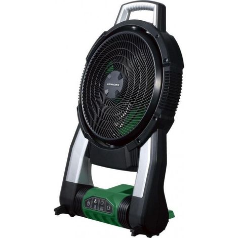 Hikoki – Ventilateur pivotant 18V silencieux avec temporisateur 3 positions – Autonomie jusqu'à 7h30 – Tête pivotante – UF18DSALL0Z (1/3)