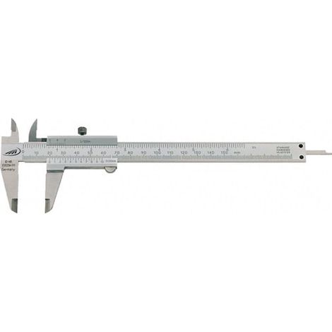 HELIOS PREISSER Taschenmessschieber DIN 862 SOFT-SLIDE 150mm Schr.eck - 197501 (1/7)