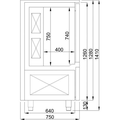 Cellule de Refroidissement - 7 GN 1/1 - Combisteel (1/2)