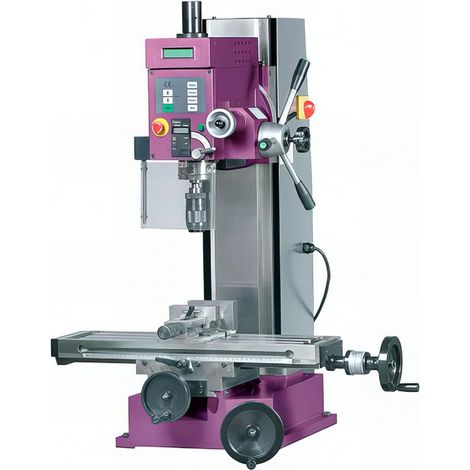 Sidamo – Perceuse fraiseuse 25FV 1000W – Vitesse variable 100-1800 tr/min – Capacité perçage 25mm – Taraudage M12 – Fraisage 50mm