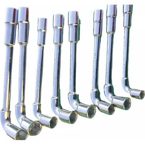 SERIE SET KIT CHIAVI CHIAVE A PIPA IN SERIE DA 8 PZ DALLA 8 ALLA 19