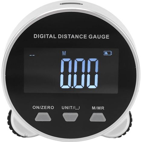 Jauge de Distance Numérique 0-199,999 mètres / 0-656,2 Pieds, Ruban à Mesurer Numérique Rechargeable, écran LCD, Outil de Mesure électronique de Roulement Longue Distance (1/5)