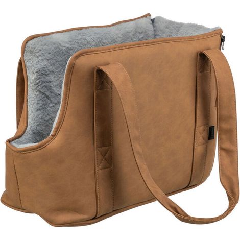Trixie Evelyn borsa da trasporto marrone e grigia per gatti (1/5)