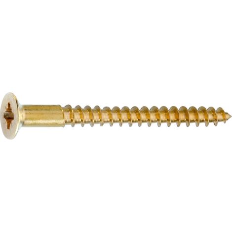 Connex Holzschrauben 3.5 x 30 mm PZ 2 Linsensenkkopf - 20 Stk. Holzschrauben (1/2)