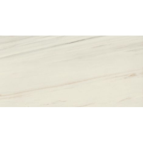 Carrelage effet Marbre Blanc Aurora 120x60x0,9 cm Brillant Magnaro - Sol et mur intérieur (vendu par carton de 1,44 m²) - RO'MA CARRELAGE