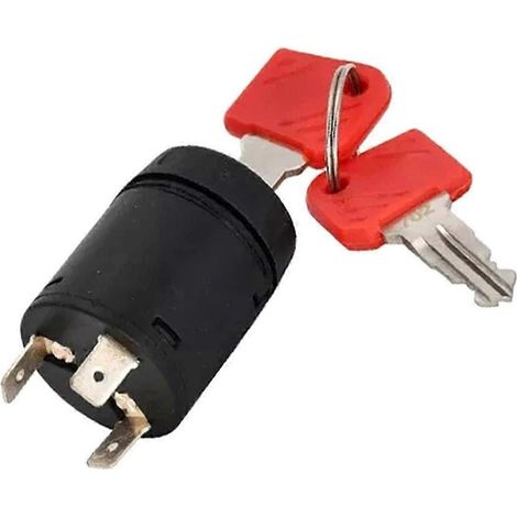 28526100 702 Interruptor de encendido/Cerradura de encendido con 2 llaves para montacargas (1/4)