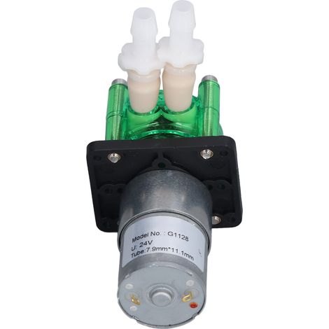 Pompe péristaltique dosage auto-amorçante haut débit tube BPT anti-corrosion 700 mL/min 24V 300mA (1/5)