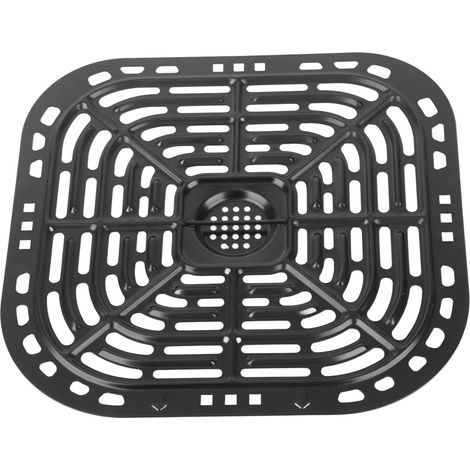 Plaque de cuisson carrée de rechange pour friteuse (24 x 23 cm) en acier inoxydable 304 (1/5)