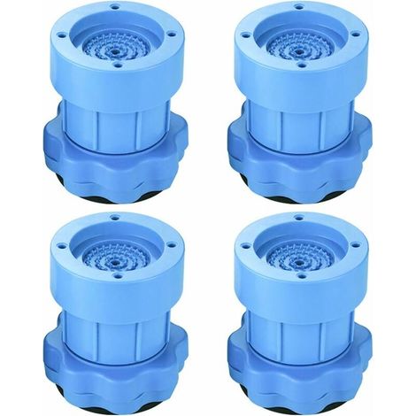 Amortisseur de vibrations réglable pour machine à laver et sèche-linge 8-9,5 cm Bleu (1/5)