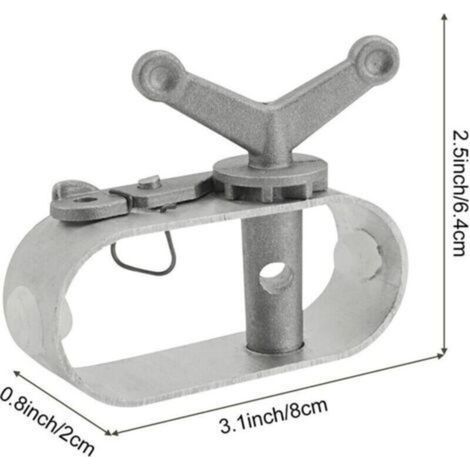 pair Lot de 2 tendeurs de câble pour couverture de piscine - Treuil en aluminium pour piscine - 8 x 2 x 6,4 cm (1/3)