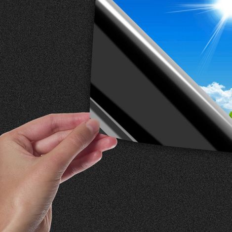 Film Fenêtre Opaque - 40 x 200 cm - Blocage UV 99 % - Occultation Totale - Auto-Adhésif PVC/PET - Pour Maison Bureau (1/5)