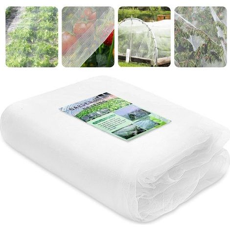 Insect Net, 0.8mm Mesh, Bird Protection, Polyethylene, For Vegetable Garden (1/5)