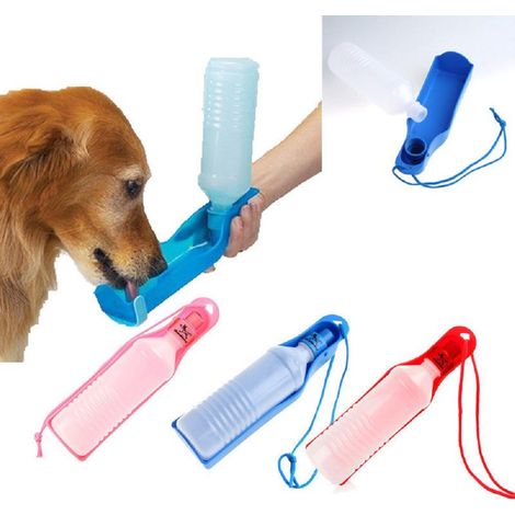 TrAdE Shop Traesio - Beverino Borraccia Ciotola Acqua Per Cani Animali Da Viaggio 250ml Portatile - (1/5)