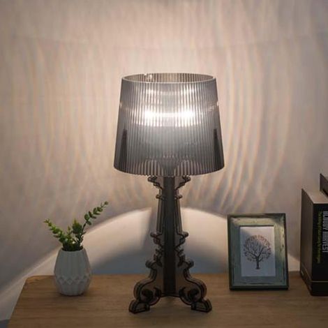 Lampe de table Kartell Bourgie en acrylique, culot E14, design Ferruccio Laviani, éclairage décoratif idéal pour bureau, atelier, salon ou chambre (1/5)