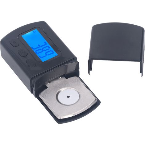 Balance de poche numérique pour platine vinyle, précision 5 g/0,01 g, pour bijoux, poudres et médicaments (noire). (1/5)