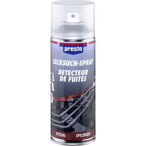 DETECTEUR DE FUITES DE GAZ CERTIFIE DVGW AEROSOL 300ML PRESTO