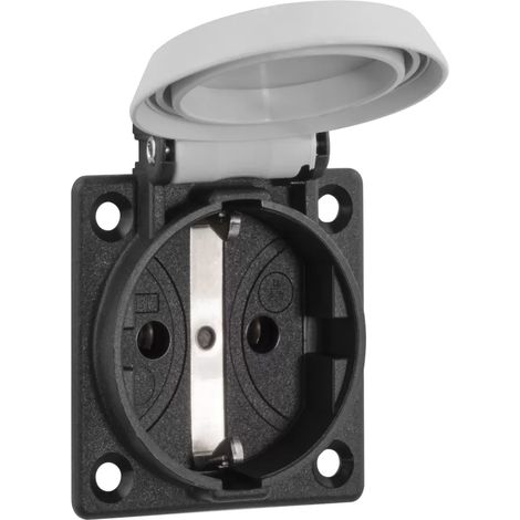 ABL Einbausteckdose EB-Steckdose 1K gr/gr Sk 1661060 (1/2)