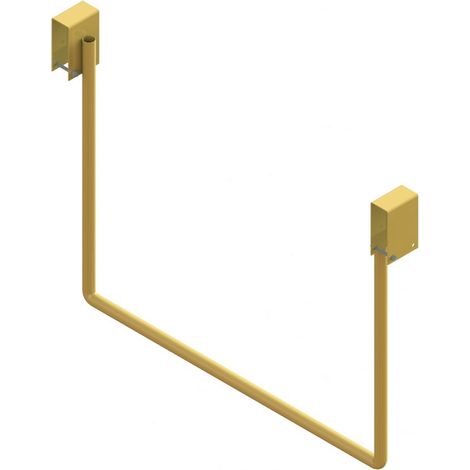 PROVOST - Séparateur vertical métal jaune pour rack Propal 3 - 110 cm