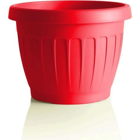 Vase Terra D 40 cm Corail Rouge (1/2)