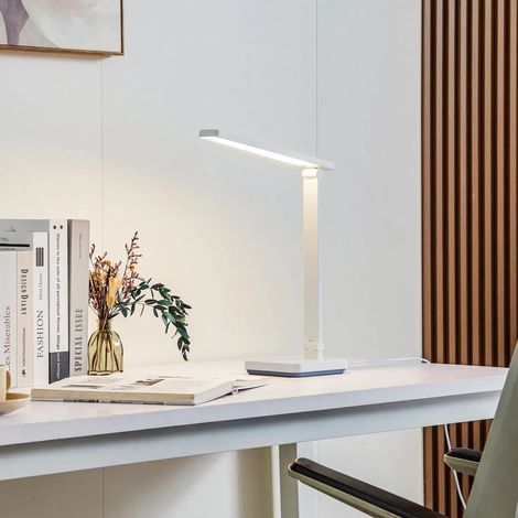 [GEBRAUCHT] B-Ware Lindby Schreibtischleuchte Tischlampe Led Rylas Weiß Usb Dimmfunktion Cct