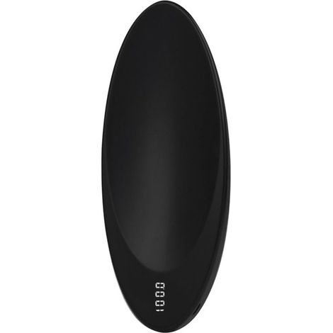 Balance numérique - Balance à thé - Balance de cuisine - Précision : 0,1 gramme - Batterie rechargeable - Compacte et portable - Commandes tactiles intuitives - Noire (1/5)