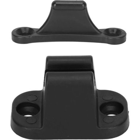 1 pièces arrêt de porte en forme de T butoir de porte en nylon arrêt de porte de camping-car, adapté aux caravanes de camping (noir) (1/3)