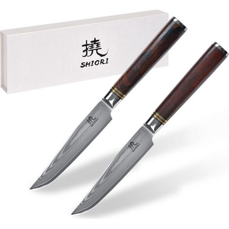 Shiori 撓 Sutēki - juego de dos cuchillos para carne (1/5)