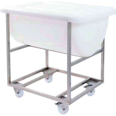 Bac grand volume semi-cylindrique 220 L - Blanc - Gilac