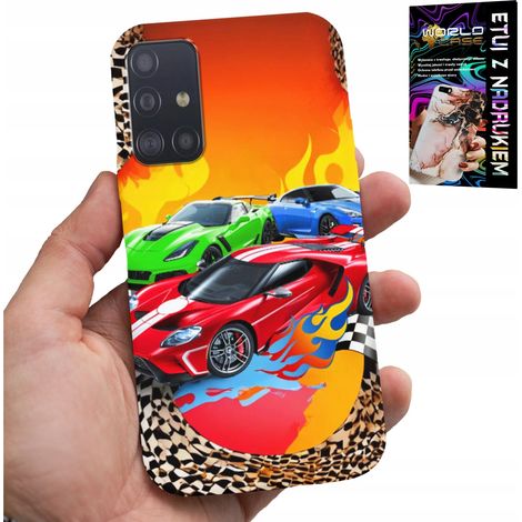 Hülle für Samsung Galaxy A51 – Für Kinder, Rennwagen + Glas (1/5)