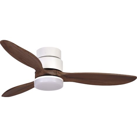 Ventilador MISTRAL DC 35W LED SMD 24W 2212lm(1420lm)/2300lm(1480lm)/2360lm(1500lm) CRI80 2700K/3000K/4000K Madera Nogal Blanco