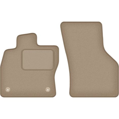 Tapis de sol avant pour : Cupra LEON KL 5D, Sportstourer (35 cm) (2020-2024) beige (1/5)