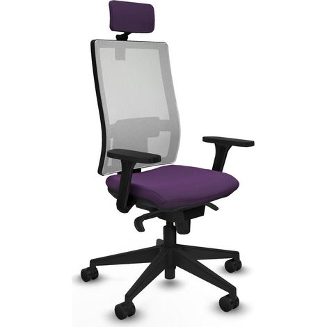 Piqueras y Crespo Horna chaise bureau noir confortable (1/3)