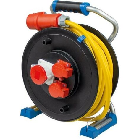 Kunststoffkabeltrommel 400V 25m AT-N07V3V3-F 5G1,5 IP44