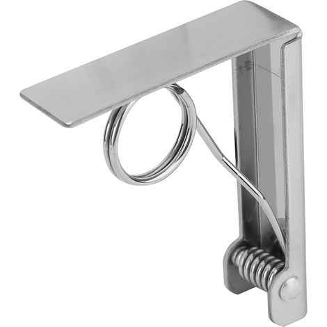 2 pinces ressort grandes pour nappe, clips de maintien en acier inoxydable, serre-nappe (1/4)