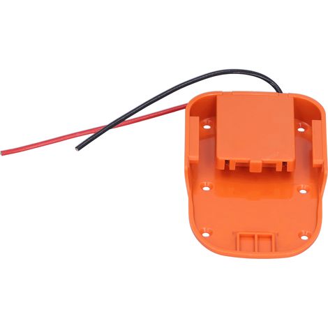 Adaptateur d'alimentation avec fixation pour batteries RIDGID 18V et AEG 18V - Station de charge universelle