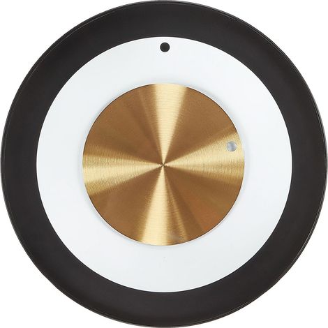 Orologio da parete ⌀ 30 cm Design moderno senza numeri Acciaio Nero e Bianco Cluses (1/5)