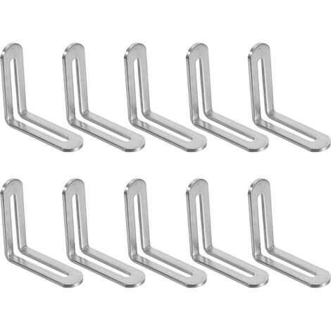 de support d étagère en acier inoxydable à angle droit lot (1/5)